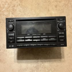 2015 SUBARU WRX RADIO AM FM CD PLAYER RECEIVER (Black)