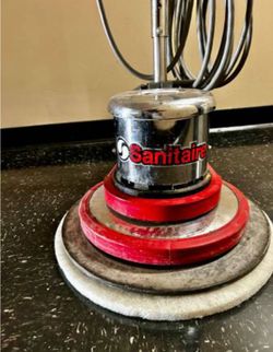 Sanitaire Commercial Floor Buffer / Floor Polisher w/ Pads & Brush