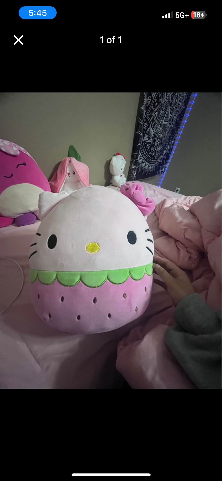 Hello Kitty Strawberry Plushie 