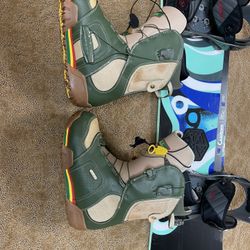 Burton Custom Snowboard/bindings/boots