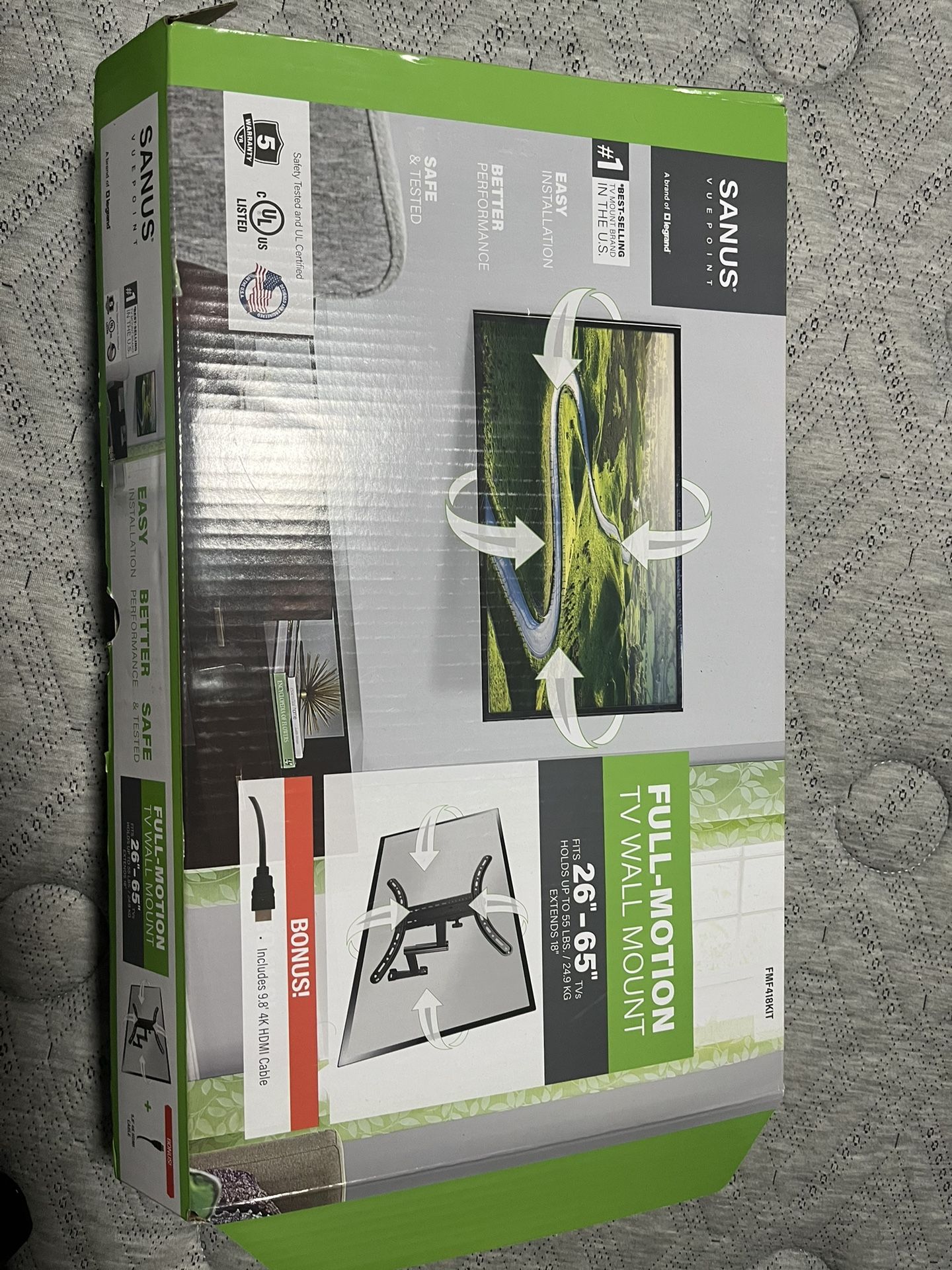 Full Motion TV Wall Mount 