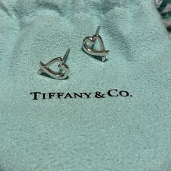 Tiffany & Co Paloma Picasso Loving Heart Earrings