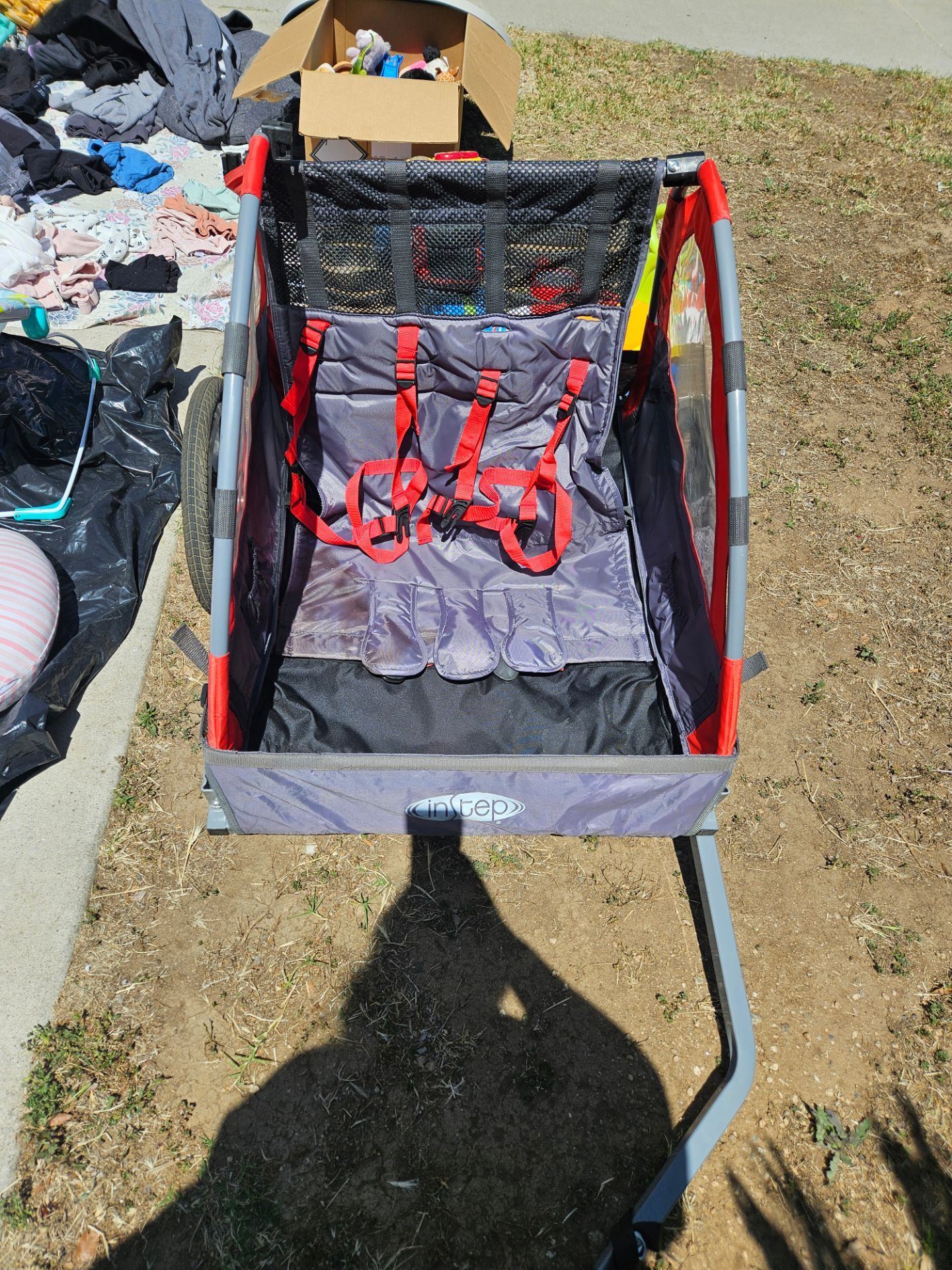 InStep double bike trailer