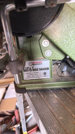 4x36 6” belt & disc sander