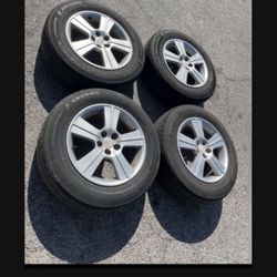 4 - 205/65r16 5x100 5x3.94 Stock Subaru Forester Crosstrek Outback TC Toyota Prius Impreza Wheels Rims Good 80% Treads Tires 2024 DOT!!!!!!!