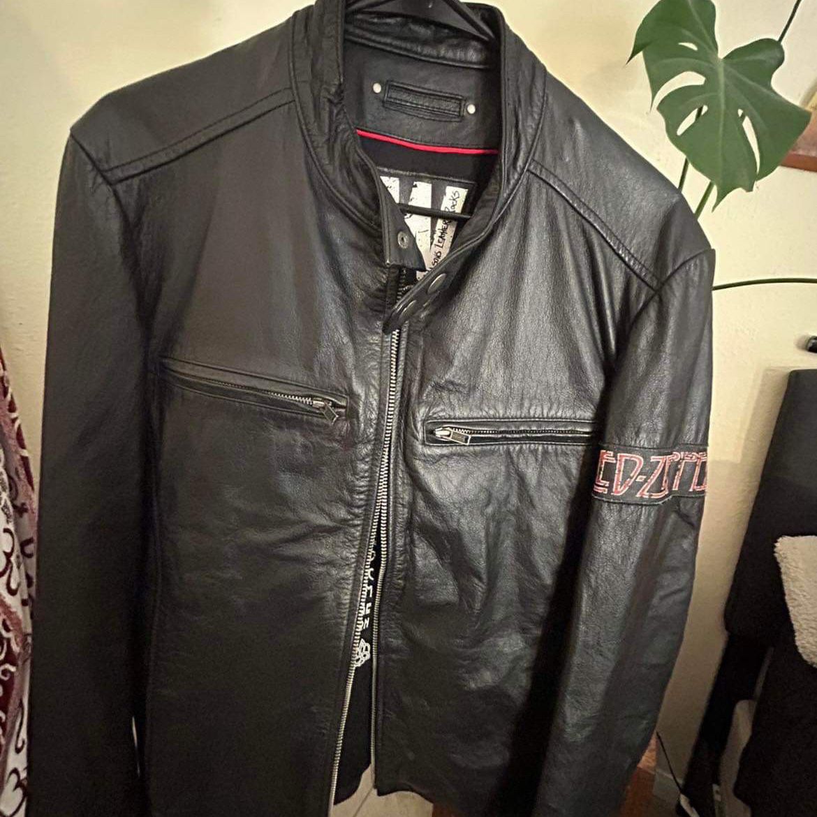Vintage 90s Leather Led Zeppelin Jacket