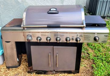 $800 Brinkman Grill ($ negotiable) SEAR Burner/Rotisserie / FRY / Boil- 6 Burners,electric start