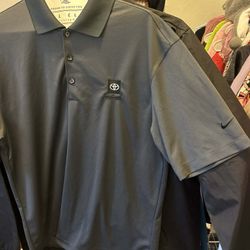 Nike Dri Fit Toyota Polo Size Medium 