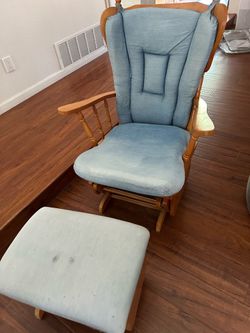 Free rocking chair and leg rest