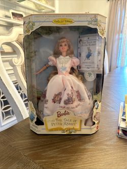 NEW 1997 Mattel Barbie, the tale of Peter rabbit collector edition