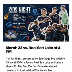 1 SUPPORTERS SECTION TICKET