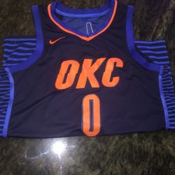 Throwback authentic Nike Russ Westbrook jersey size large