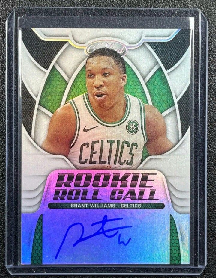 Really Nice Grant Williams Rookie Card Auto In MINT CONDITION