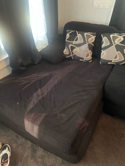 Sofa sectional BLACK need gone asap