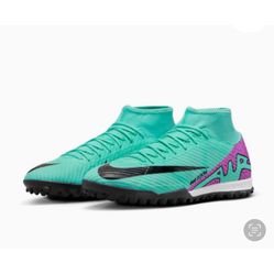 Nike Zoom Superfly 9 Academy Turf Soccer Cleats Size 5 Mens Fits Women Size 6.5