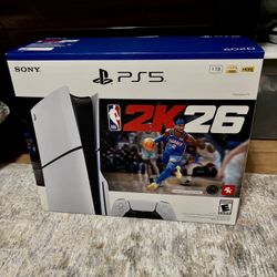 PS5 Slim Disc Edition 2k26 Bundle (BRAND NEW SEALED!)