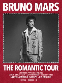 Bruno Mars - The Romantic Tour CHICAGO