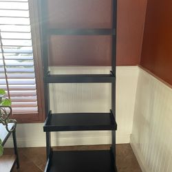 Living room shelf with wine rack 