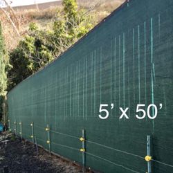 5x50 Privacy Fence Screen Wind - GREEN