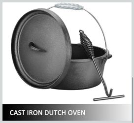 5 Quart Pre-seasoned Cast Iron Dutch Oven