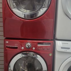 SET LG WASHER AND DRYER STACKABLE OR SIDE BY SIDE WORK PERFECTLY INCLUDING WARRANTY 90 DAYS WARRANTY DELIVERY AVAILABLE 
