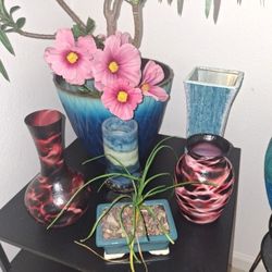 Famous Local Dublin ARTIST Laura Navarro Paintings & Vases for SALE!