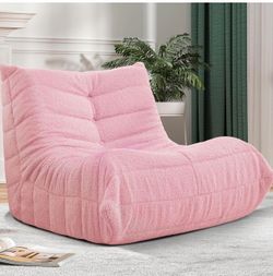 pink teddy bean bag chair