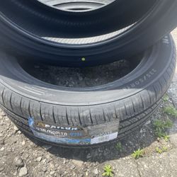 new tires sailun atrezzo 235/50/18 $115 each plus tax plus installation and Ballance $30 each tire 