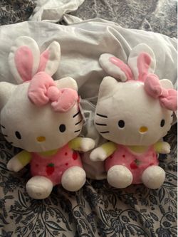 Hello Kitty plushies