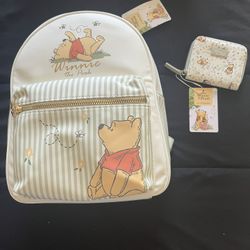 Disney Winnie The Pooh Primark Backpack And Wallet 