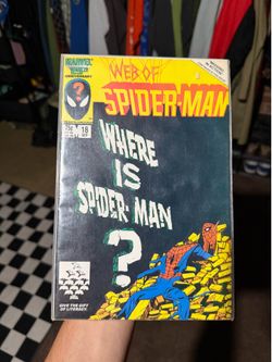 Web of Spider-Man #18 Marvel Comic 1986