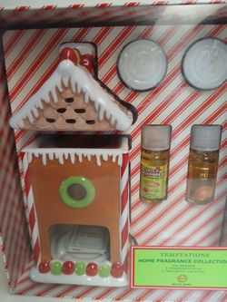 Rare FIND White Barn Bathbody Oil Burner And Oils