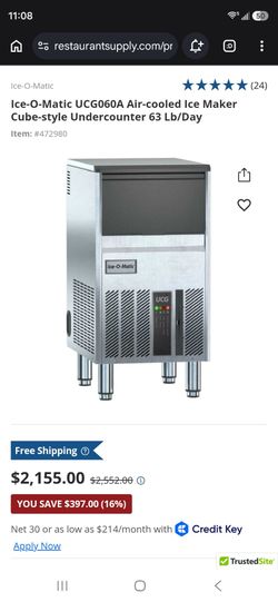 ICE-O-MATIC ice machine (under counter) 1500 OBO