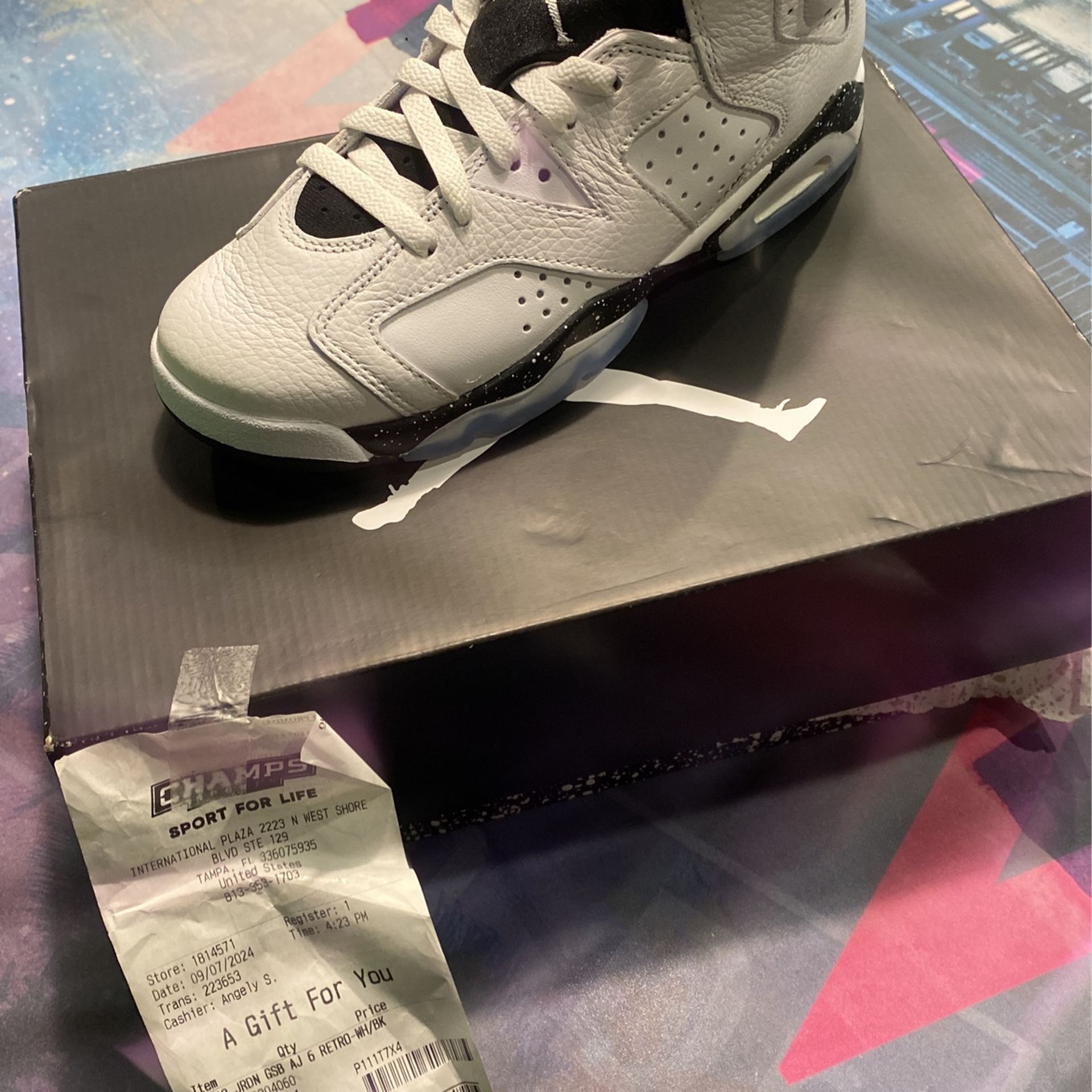 Jordan 6s Retro WH/BK