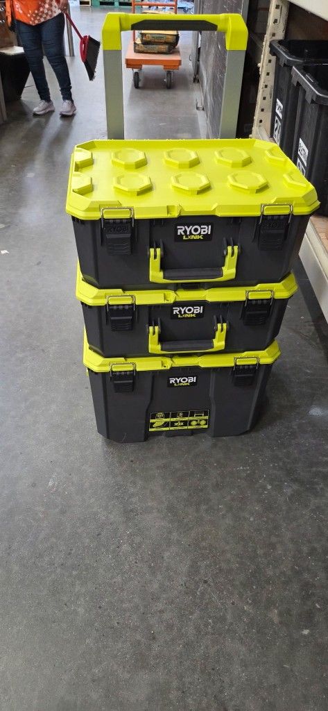 Ryobi 22.2 in. LINK Rolling Tool Box Medium