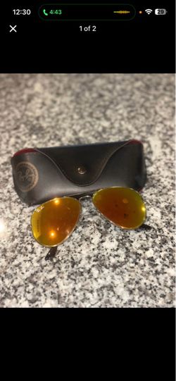 Ray-Ban Aviator Sunglasses with Case