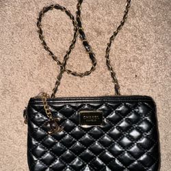 chanel makeup bag with added strap