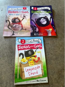 Splat the Cat Lot of 3 Books