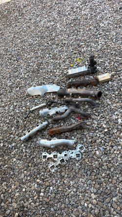 Used Exhaust Manifold and Engine Parts Lot