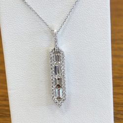 925 Sterling Silver Filled Necklace Pendant 