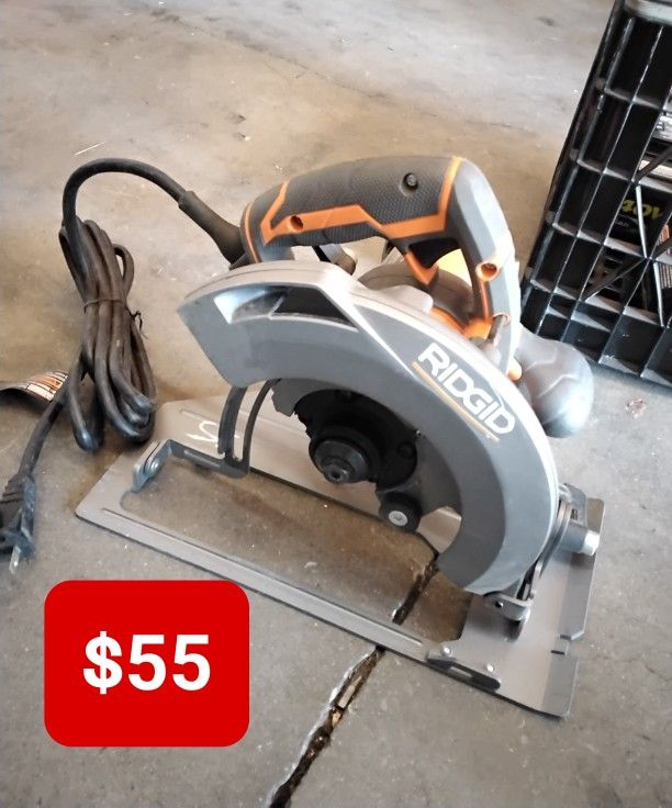 Ridgid 15 Amp 7-1/4 in Circular Saw for Sale in San Bernardino, CA OfferUp