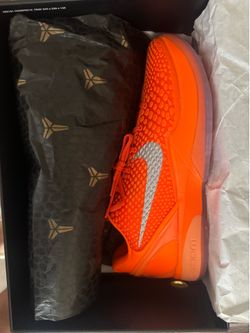 Nike Kobe 6 Protro “Total Orange” Size 12