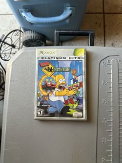Simpson Hit And Run Xbox Game Amazing Condition 