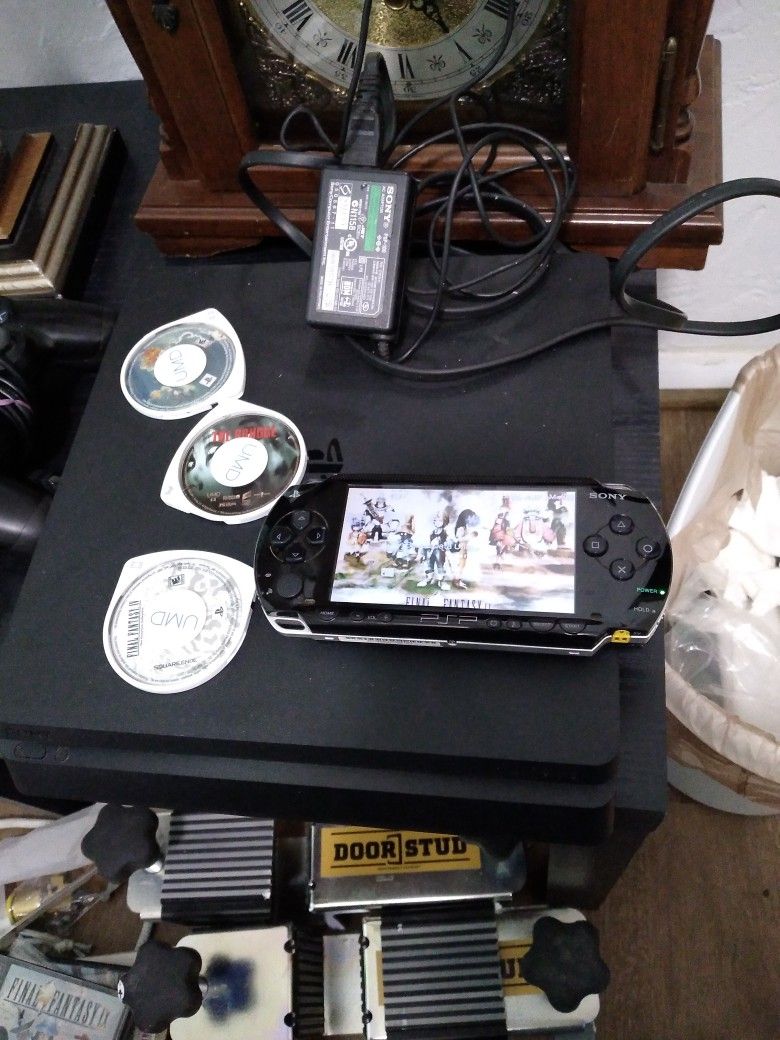 Psp 1001 With 3 Games Tested Plus Extras
