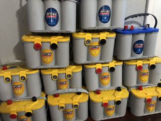 OPTIMA BATTERIES FOR ANY TYPE OF CAR AND TRUCK PREOWNED LIKE NEW CONDITION