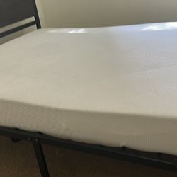 Queen Frame And Mattress 