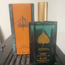 ASPEN for Men by Coty Cologne 4.0 oz   Mostly Full 