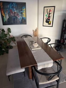 West Elm Anton Solid Wood Dining Table