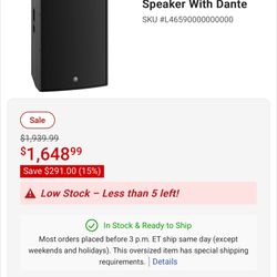 Speakers 2 YAMAHA DZR315