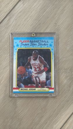 Michael Jordan fleer basketball card